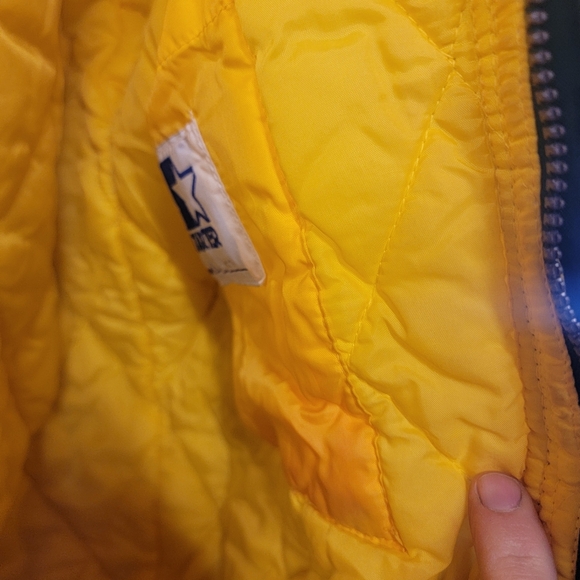 Vintage Starter Pro Line Green Bay Packers Puffer Jacket Men’s M NFL Hooded - Picture 6 of 13